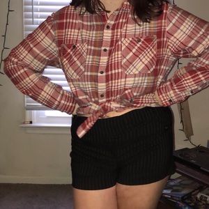 Red and white flannel